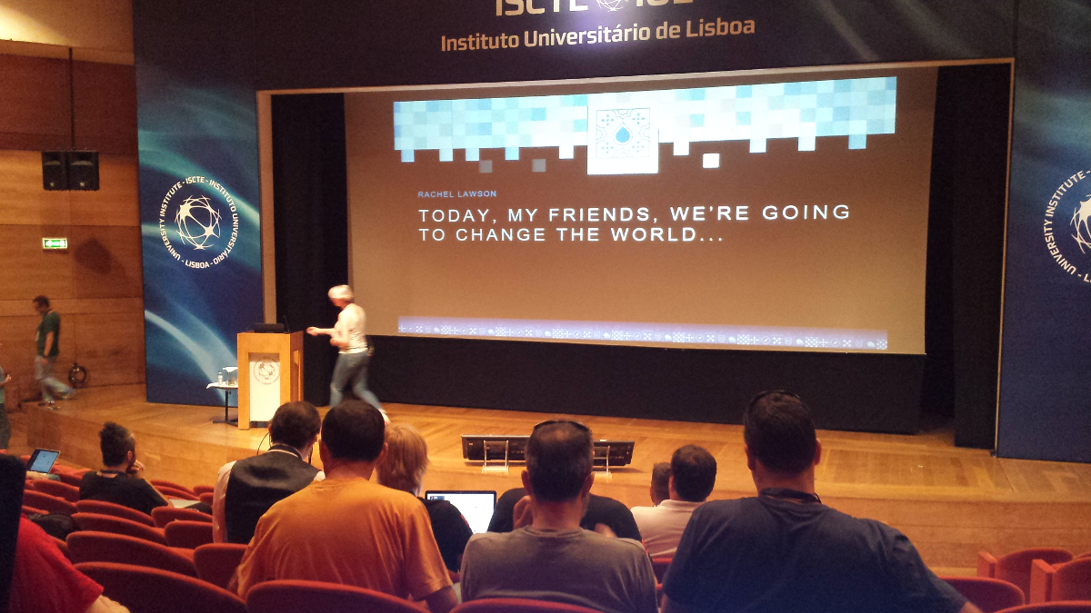 Keynote Today, my friends, we’re going to Change the World... Keynote Today, my friends, we’re going to Change the World...