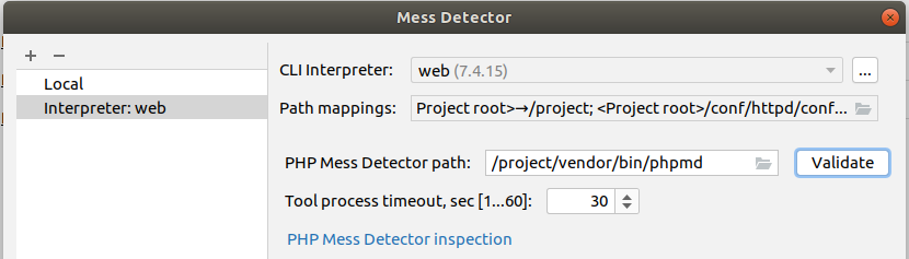 Configuration de PHPMD dans PHPStorm Configuration de PHPMD dans PHPStorm