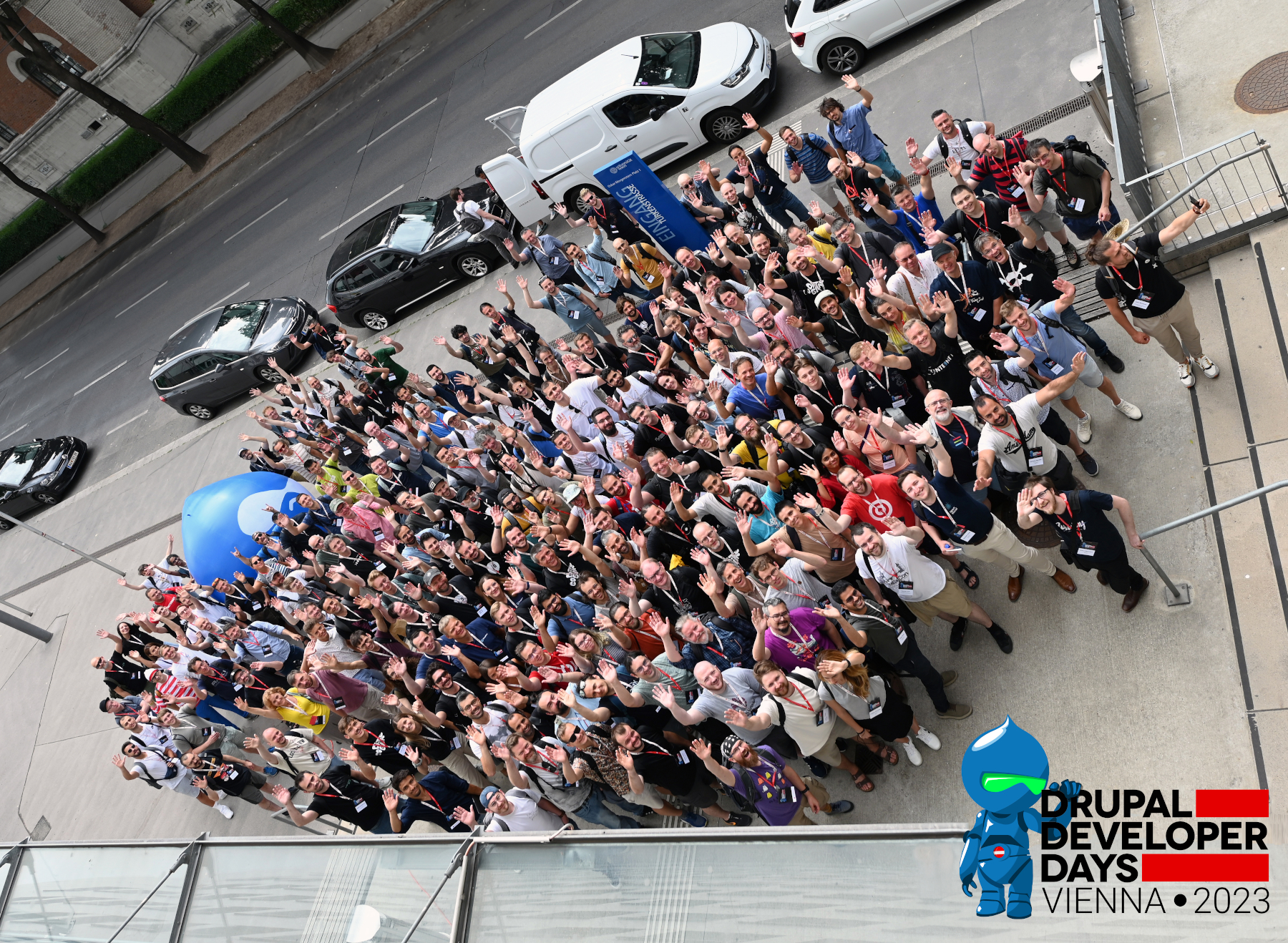 Photo de groupe des Drupal Dev Days 2023 Photo de groupe des Drupal Dev Days 2023