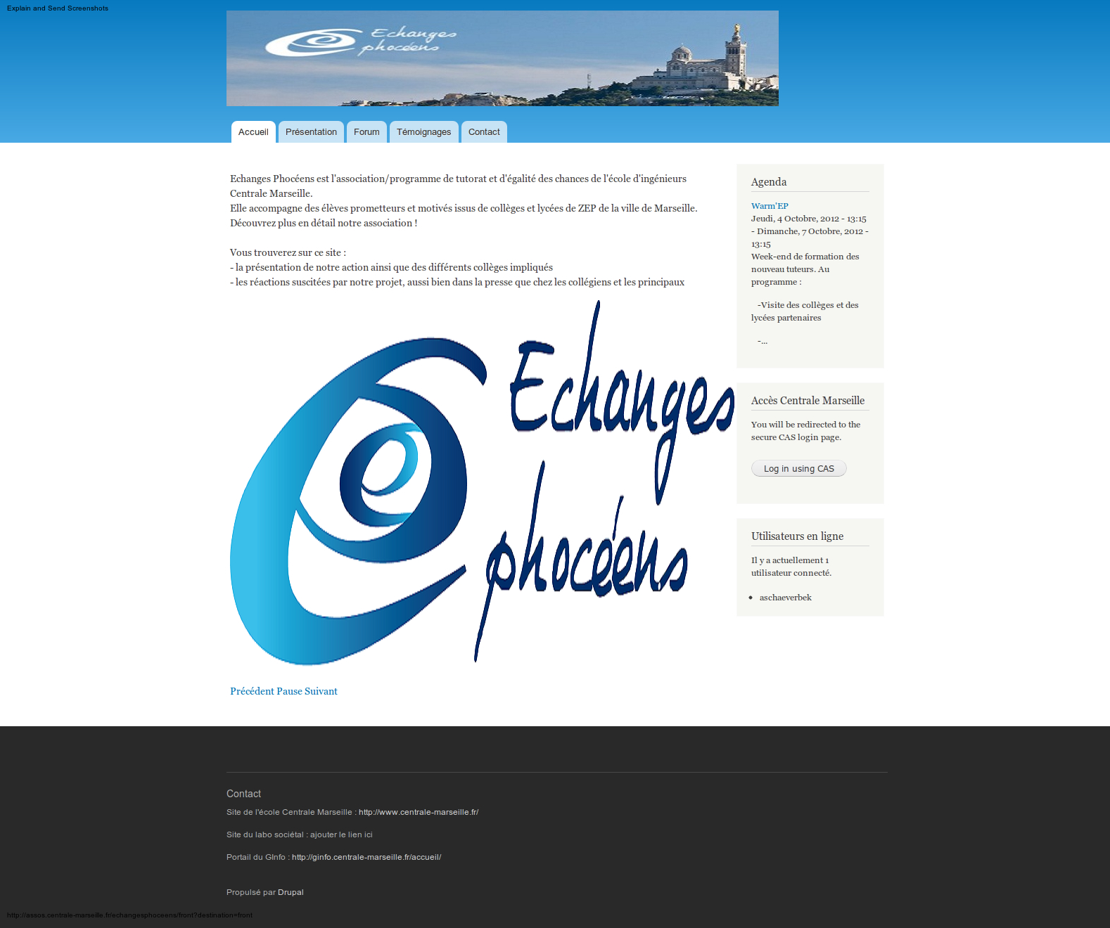 Site d'Échanges Phocéens Site d'Échanges Phocéens