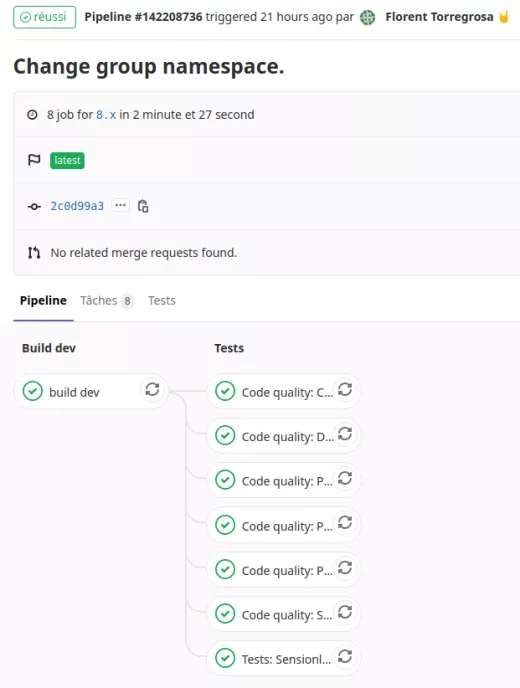 Pipeline Gitlab CI OK Pipeline Gitlab CI OK