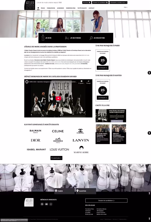 Site Atelier Chardon Savard