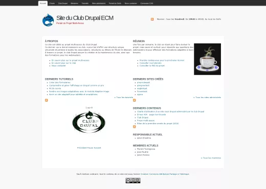 Site du club Drupal ECM