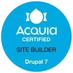 Badge Acquia certified site builder Drupal 7