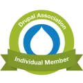 Drupal association individual member badge