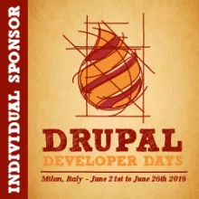 Sponsor individuel Drupal Dev Days 2016