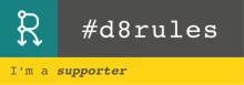 D8 Rules supporter badge